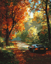 Load image into Gallery viewer, Paint by numbers kit Golden Road Journey Figured'Art