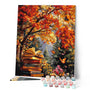 Paint by numbers kit Reading with Butterflies Figured'Art