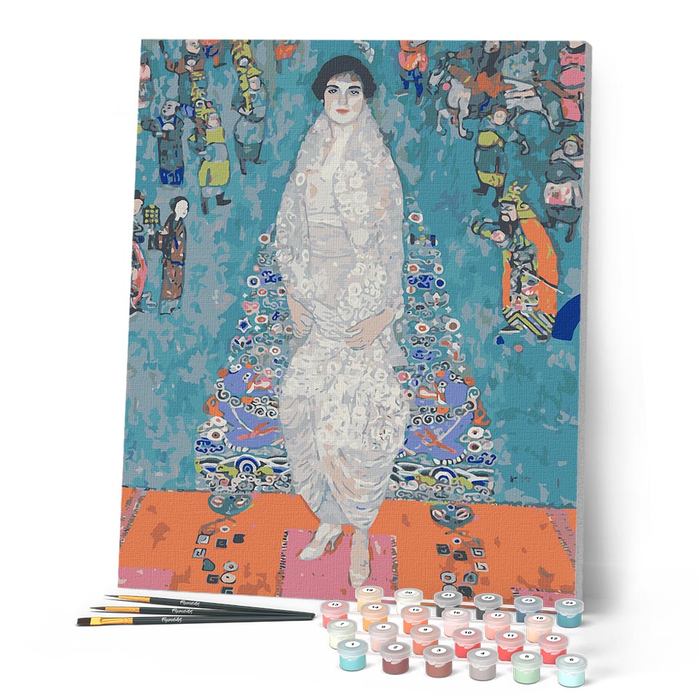Paint by numbers kit for adults Portrait of Elisabeth Lederer - Klimt Figured'Art