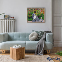 Load image into Gallery viewer, Camille Monet and a Child in the Artist's Garden in Argenteuil - Monet