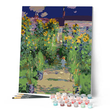 Load image into Gallery viewer, The Artist's Garden at Vétheuil - Monet