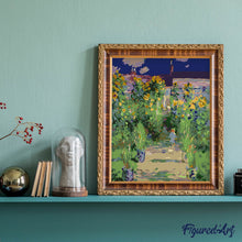 Load image into Gallery viewer, The Artist's Garden at Vétheuil - Monet