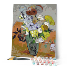 Load image into Gallery viewer, Japanese Vase with Roses and Anemones - Van Gogh