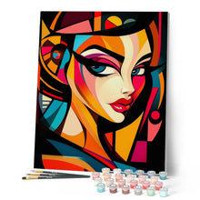 Load image into Gallery viewer, Bold Abstract Glamour Face