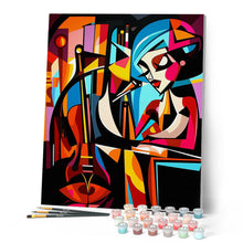 Load image into Gallery viewer, Bold Abstract Jazz Singer