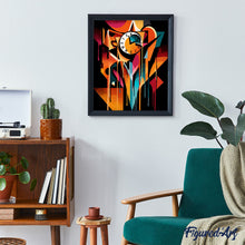 Load image into Gallery viewer, Bold Abstract Melting Clock