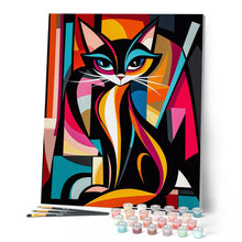 Load image into Gallery viewer, Bold Abstract Cat