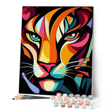 Load image into Gallery viewer, Bold Abstract Tiger 1