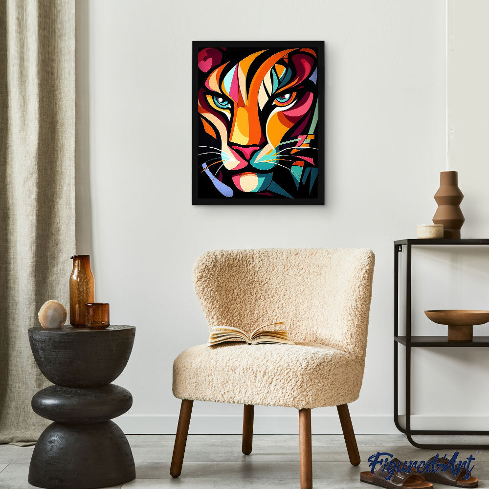 Bold Abstract Tiger 1