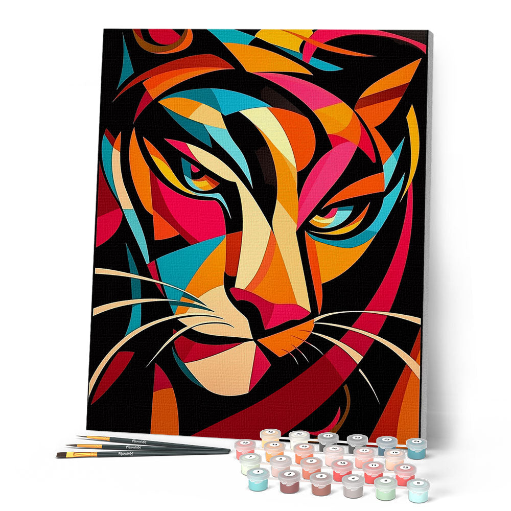 Bold Abstract Tiger 2
