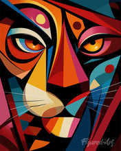 Load image into Gallery viewer, Paint by numbers kit Bold Abstract Tiger 3 Figured'Art