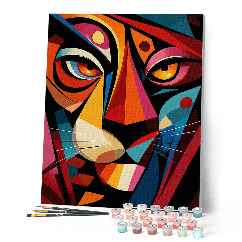 Bold Abstract Tiger 3