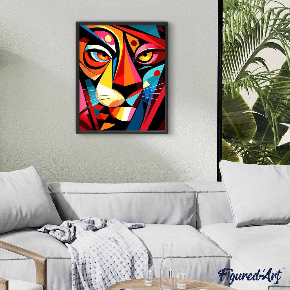 Bold Abstract Tiger 3