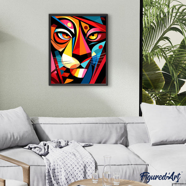 Bold Abstract Tiger 3