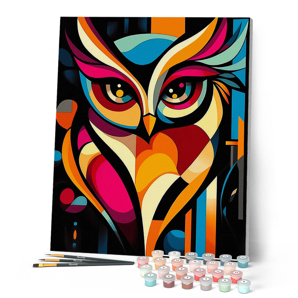 Bold Abstract Owl