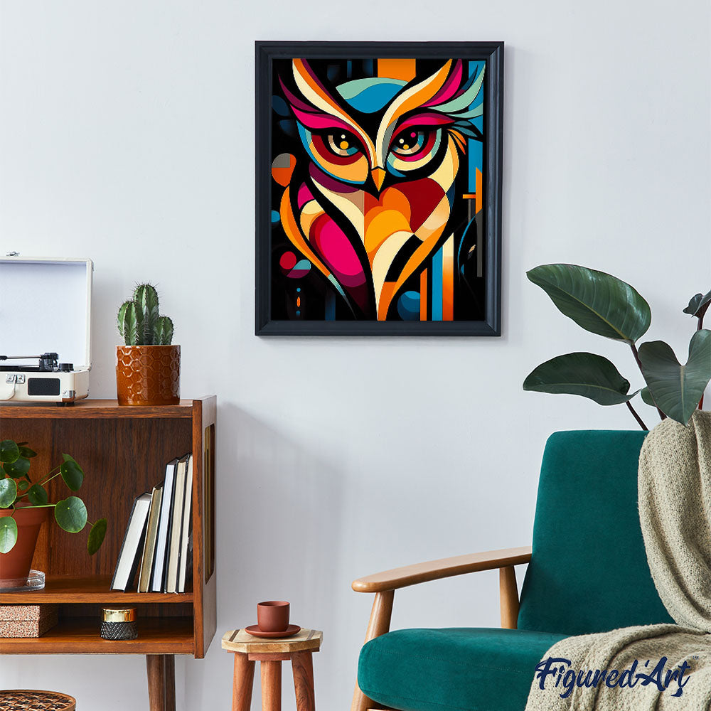 Bold Abstract Owl