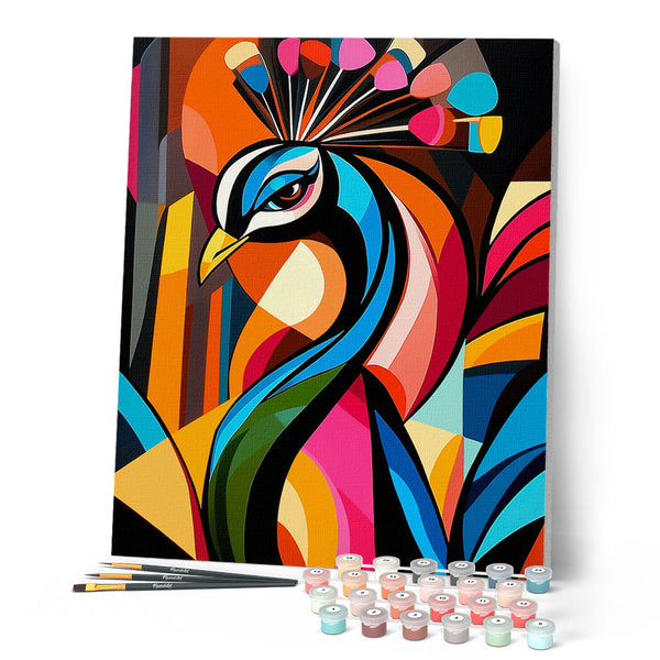 Bold Abstract Peacock 1