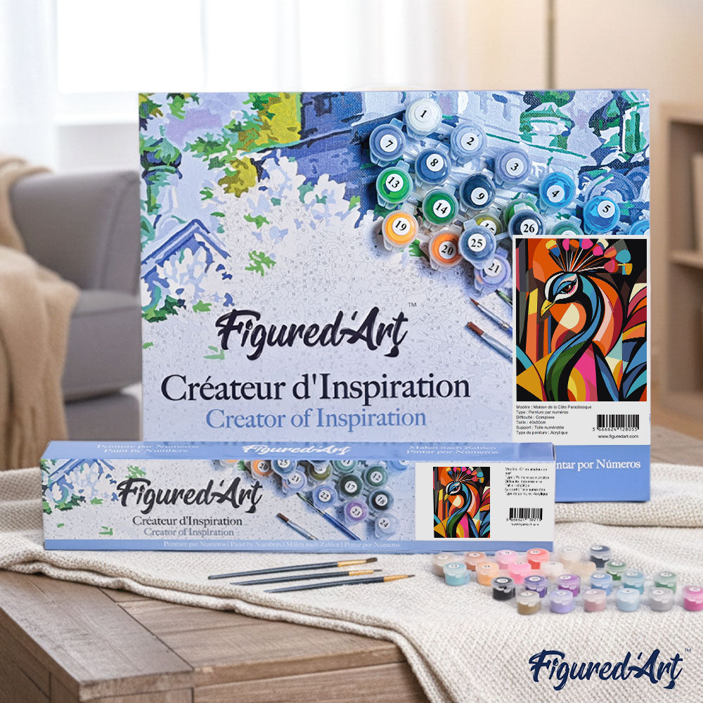 Bold Abstract Peacock 1