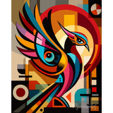 Paint by numbers kit Bold Abstract Phoenix Figured'Art