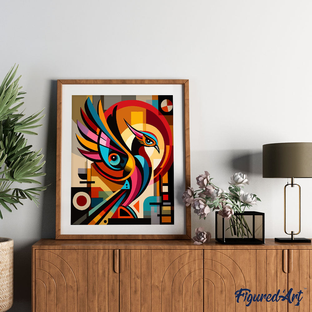 Bold Abstract Phoenix