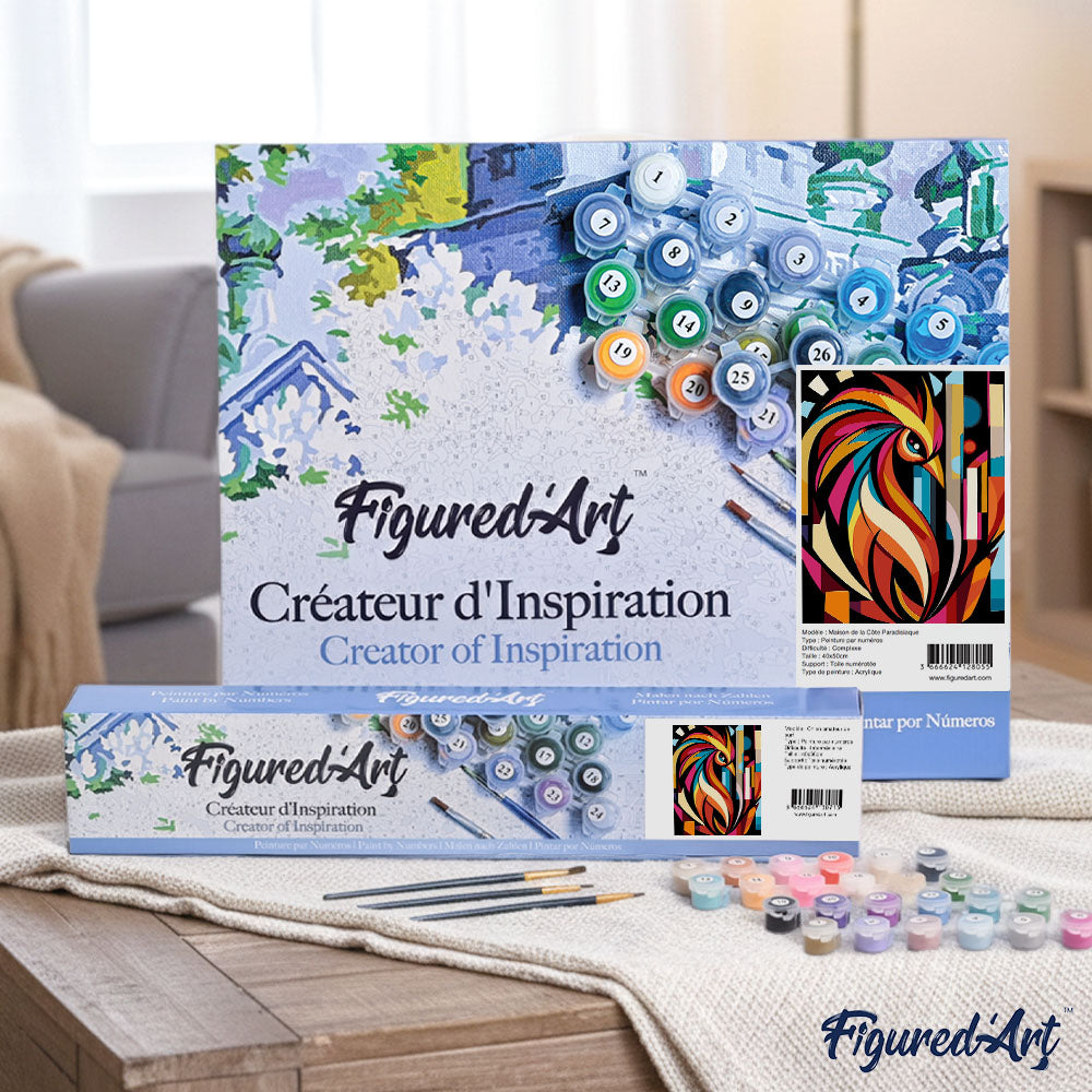 Bold Abstract Rooster