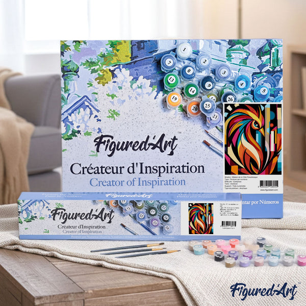 Bold Abstract Rooster