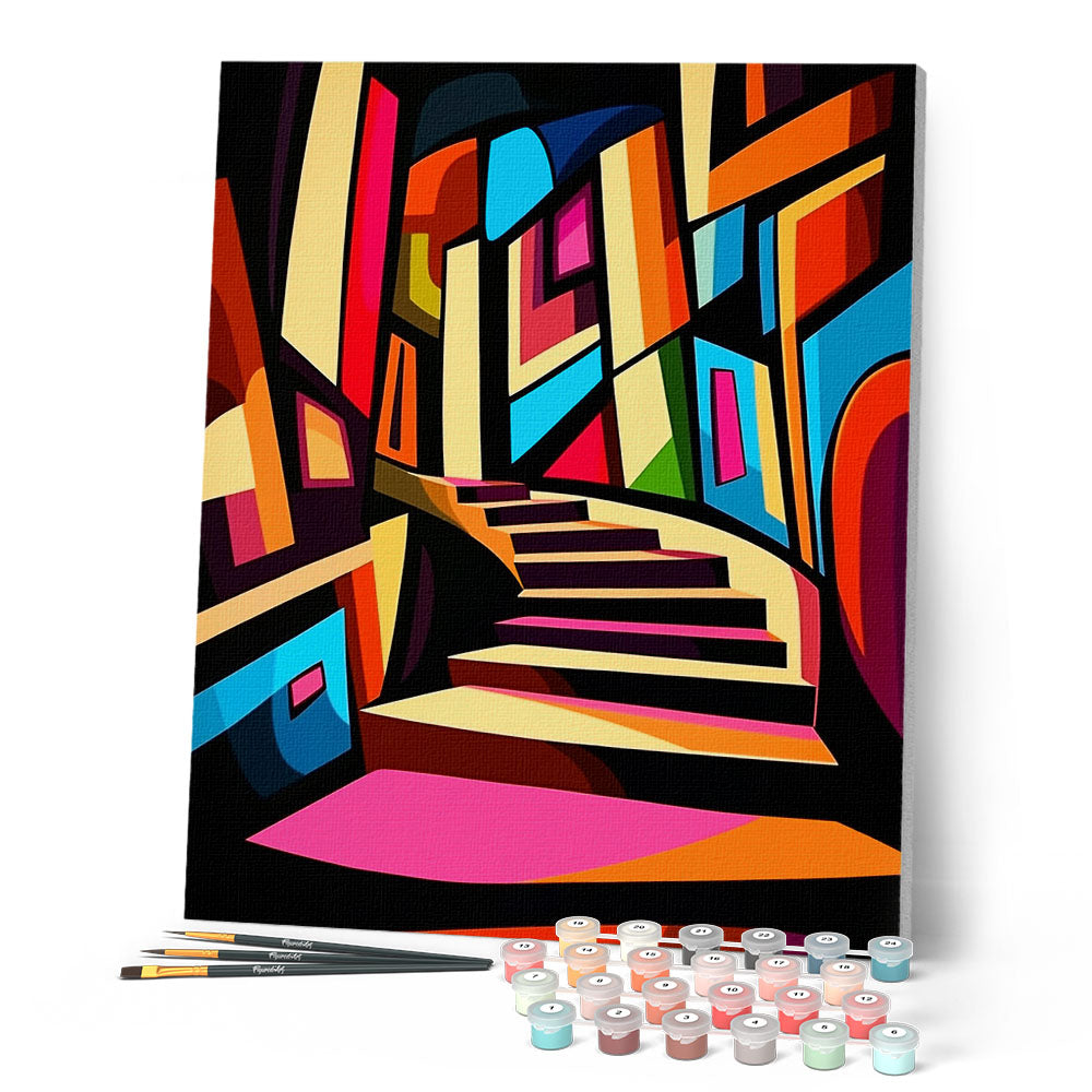 Bold Abstract Staircase