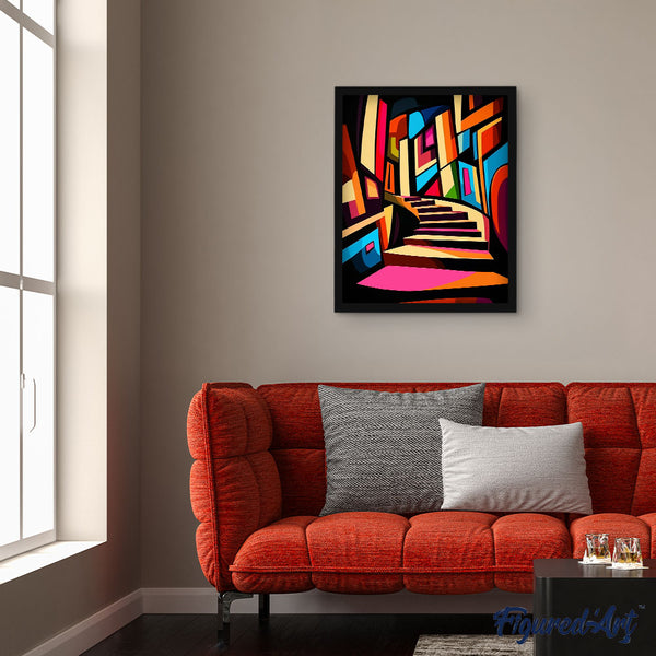 Bold Abstract Staircase