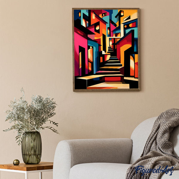 Bold Abstract Alleyway