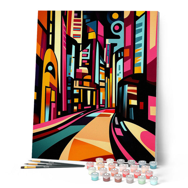 Bold Abstract Urban Street