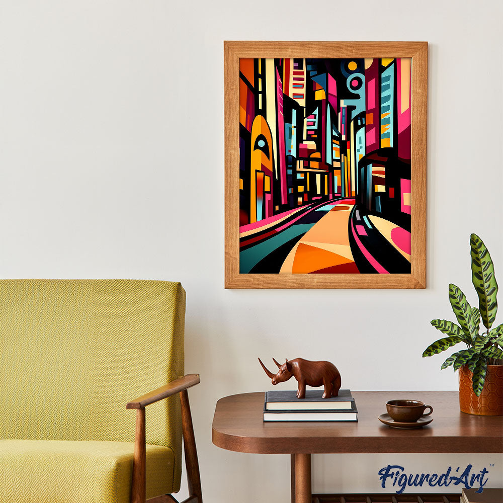 Bold Abstract Urban Street