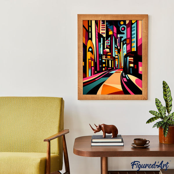 Bold Abstract Urban Street