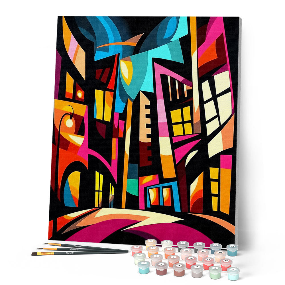 Bold Abstract Cityscape
