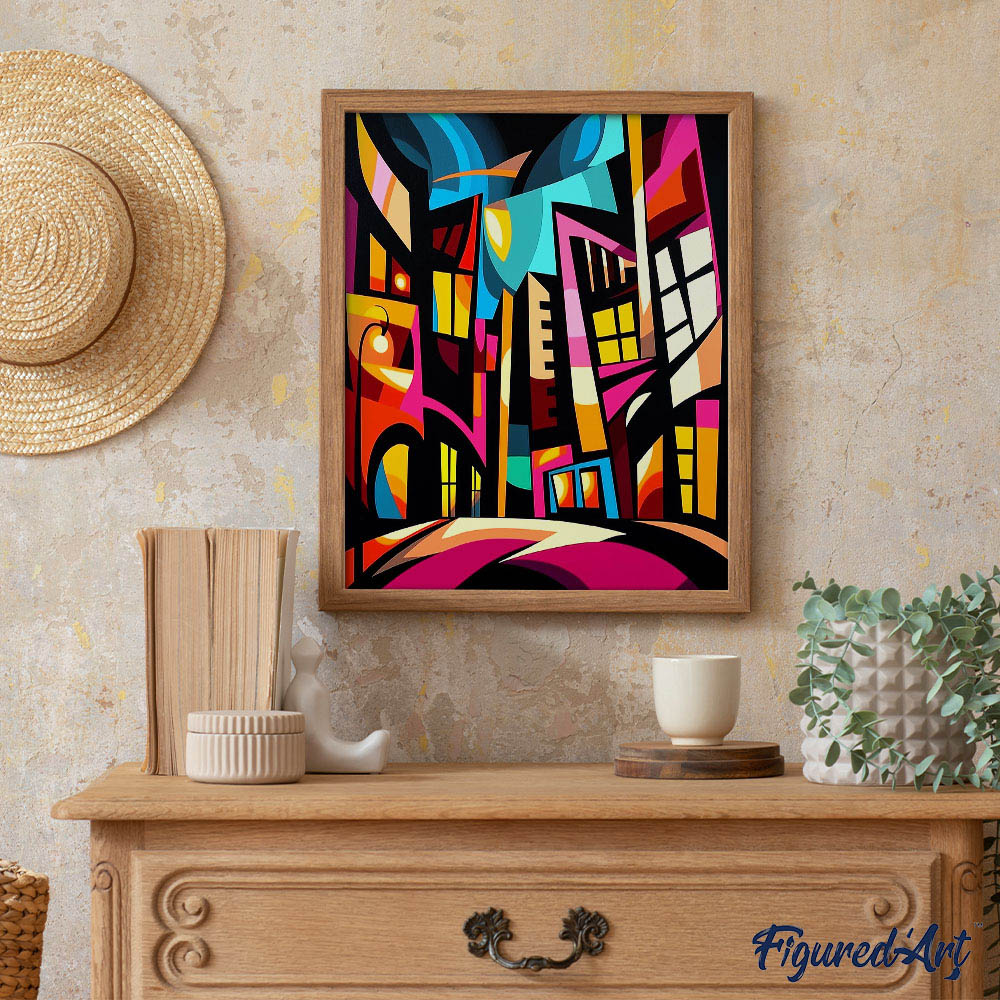 Bold Abstract Cityscape
