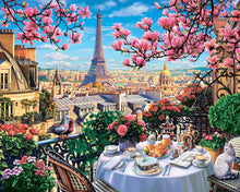 Load image into Gallery viewer, Paint by numbers kit for adults Spring Morning in Paris Figured'Art