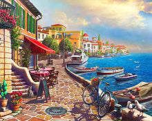 Load image into Gallery viewer, Paint by numbers kit for adults Mediterranean Morning Walk Figured'Art