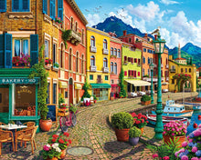 Load image into Gallery viewer, Paint by numbers kit for adults Sunny Day by the Harbor Figured'Art