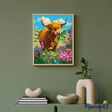 Load image into Gallery viewer, Highland Cow Flower Bliss