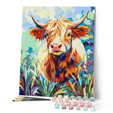 Load image into Gallery viewer, Highland Cow in Bloom