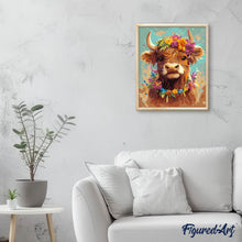 Load image into Gallery viewer, Highland Cow Garden Queen
