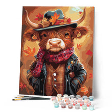 Load image into Gallery viewer, Highland Cow Vintage Style