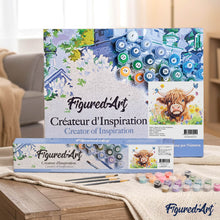 Load image into Gallery viewer, Highland cow Spring Portrait