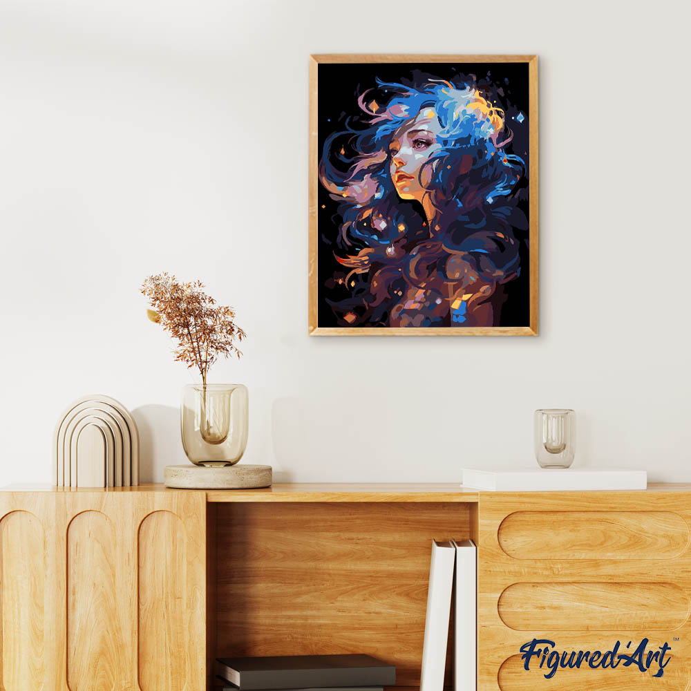 Paint by Numbers for adults - Neon Dream Woman – Figured'Art