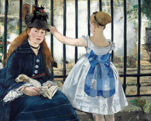 Load image into Gallery viewer, Paint by numbers kit The Railway - Manet Figured'Art