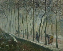 Load image into Gallery viewer, Paint by numbers kit The Road, Snow Effect, 1879 - Pissarro Figured'Art