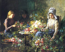 Load image into Gallery viewer, Paint by numbers kit Flower Sellers - Abbott Fuller Graves Figured'Art