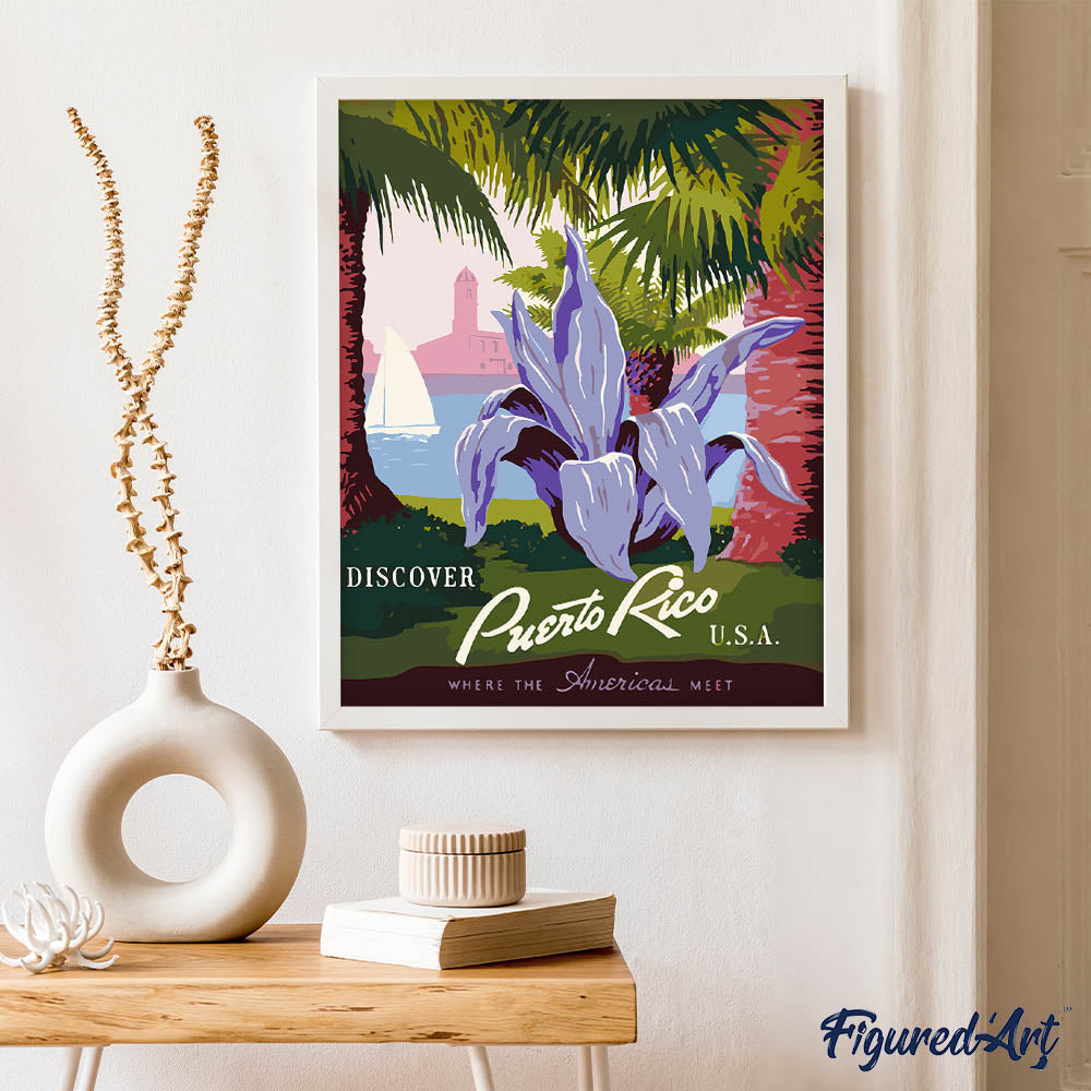 Paint by Numbers for adults - Discover Puerto Rico – Figured'Art