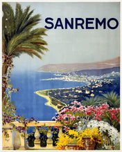 Load image into Gallery viewer, Paint by numbers kit Sanremo Riviera Flowers Figured'Art