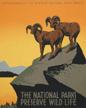 Load image into Gallery viewer, Paint by numbers kit National Parks Poster Figured'Art
