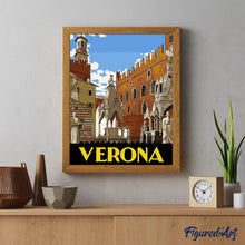 Load image into Gallery viewer, Verona Vintage Poster
